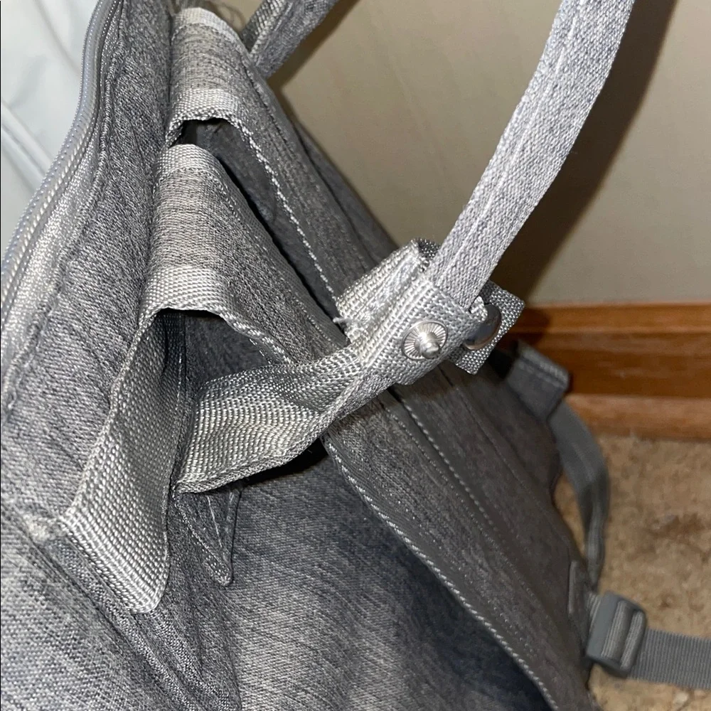 Insulated Gray Baby Backpack
